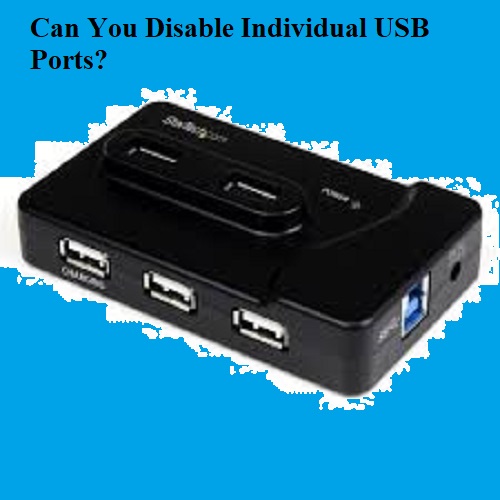 Disable Individual USB Ports